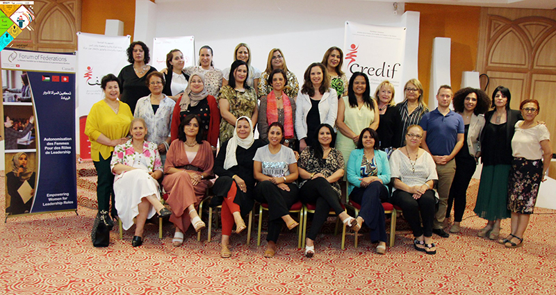 Group photo of women in Tunisia