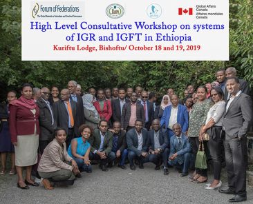 Group photo of participants in Consultative Workshop on IGR and IGFT in Ethiopia