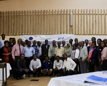 Group photo of conference participants in Ethiopia