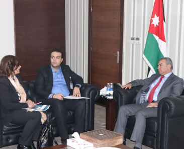 Meeting with officials in Jordan