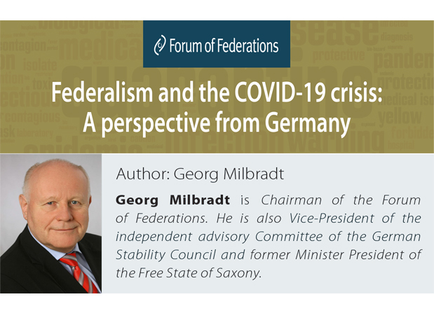 Poster for Federalism and the COVID-19 Crisis: A perspective from Germany