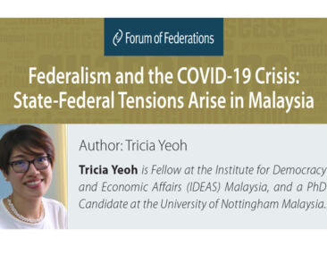 Poster for Federalism and the COVID-19 Crisis: State-Federal Tensions Arise in Malaysia