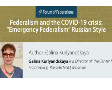 Poster for Federalism and the COVID-19 Crisis: Emergency Federalism Russian Style