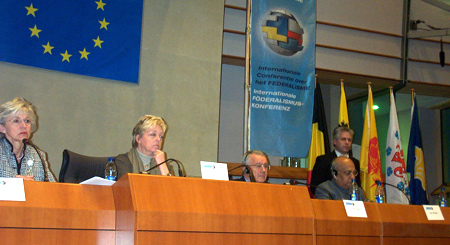 Panel discussion at Third International Conference on Federalism in Belgium