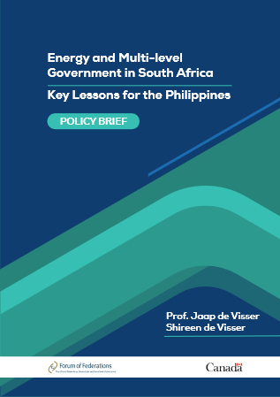 Energy and Multi-level Government in South Africa: Key Lessons for the Philippines  –  A Policy Brief